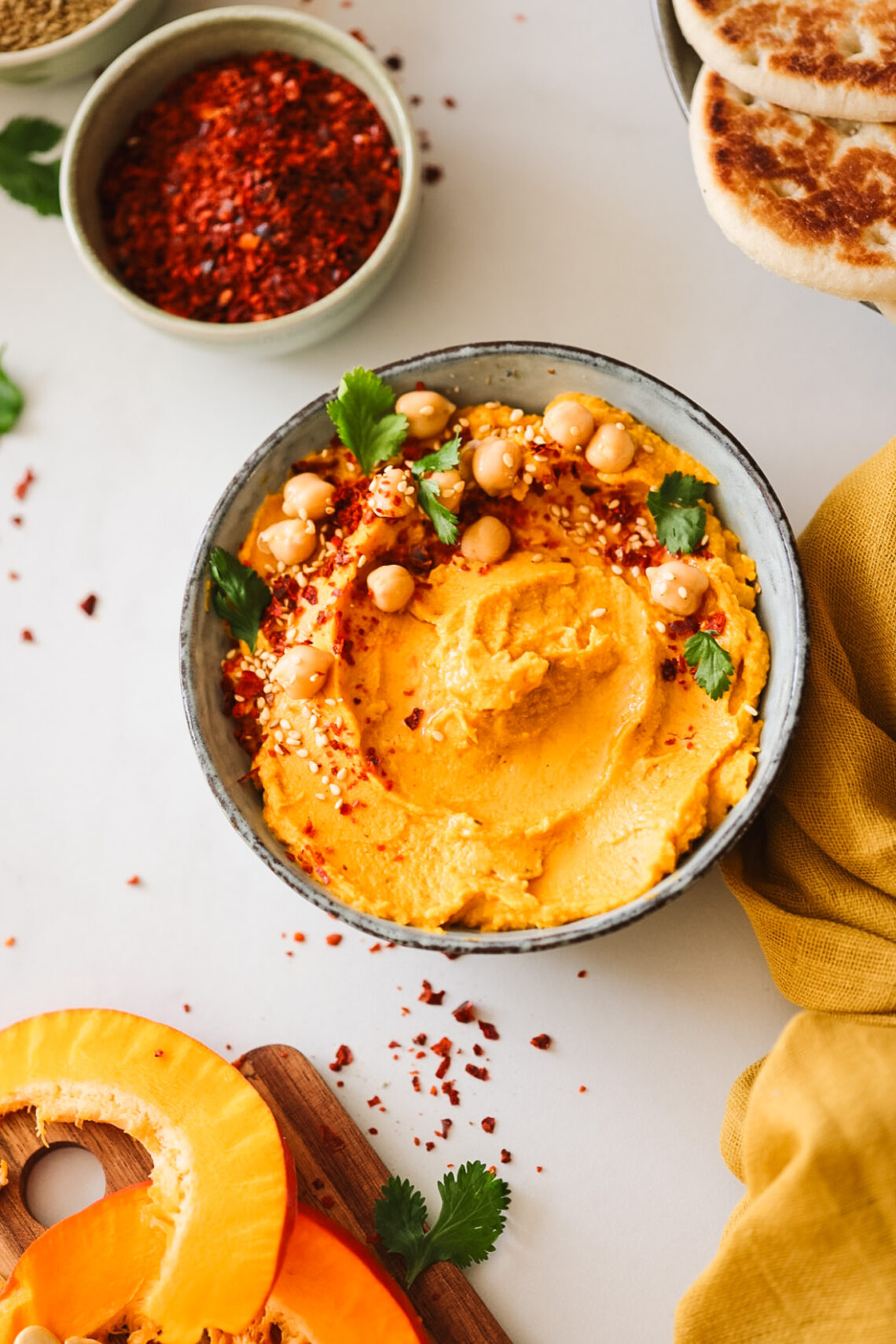 Veganer Kürbis-Hummus