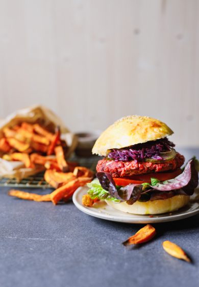 Veganer Linsen-Burger