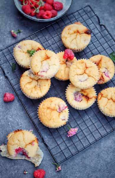 Vegane Himbeer-Muffins