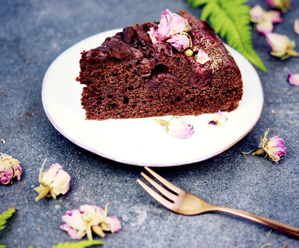 Veganer Schoko-Whisky-Kuchen - of leaves &amp; lemons