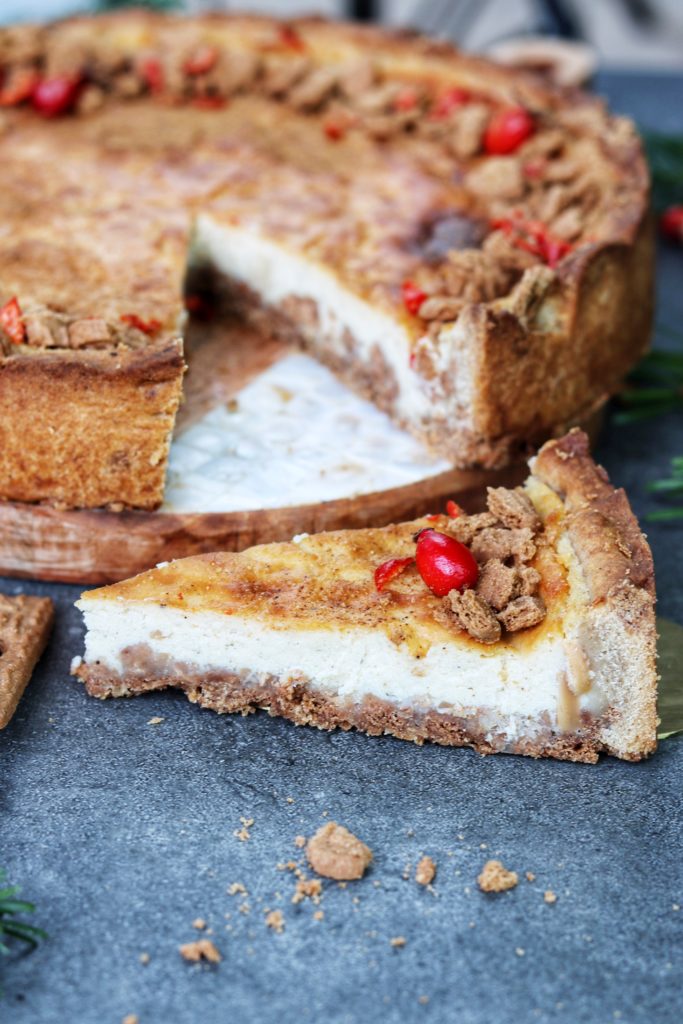 Veganer Spekulatius-Cheesecake