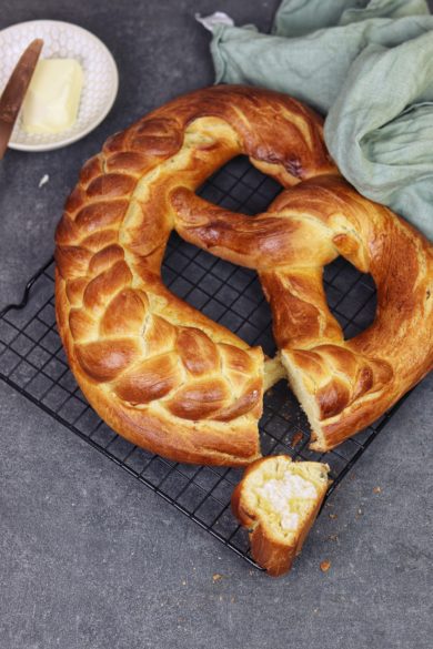 Vegane Neujahrsbrezel