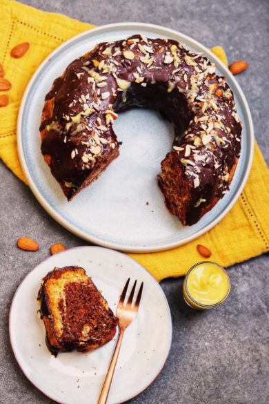 Veganer Eierlikör-Gugelhupf