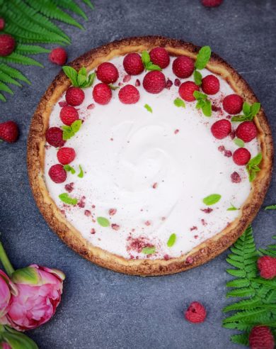 Veganer Käsekuchen mit Seidentofu